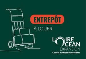 Location entrepôt La Baule - Accès privé et rampe béton