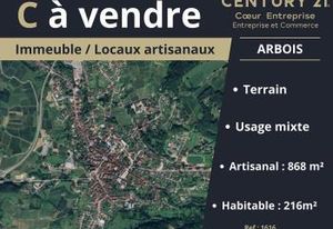 Terrain mixte Arbois (39600) - entre vignes et centre-ville