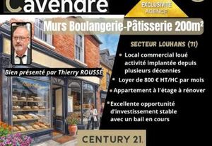 Boulangerie-pâtisserie murs Louhans