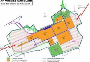 Terrain industriel 135 ha à vendre Damblain Grand Est