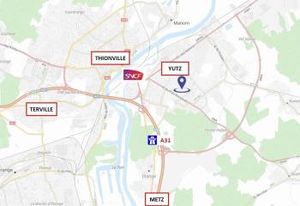 Bureaux à vendre Yutz - Proche gare TGV et A31