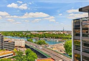 Vente bureaux Saint-Cloud 9ème étage vue Paris - Proche A13