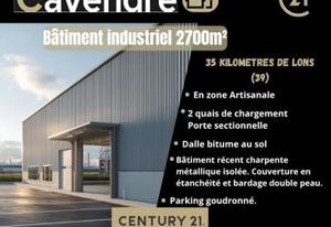 Vente entrepôt Orgelet - Zone artisanale proche Lons-le-Saunier