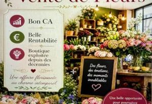 Magasin de fleurs Bresse Louhannaise à vendre