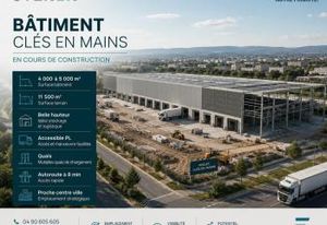 Entrepôt à vendre Cavaillon - 7 min A7 - VEFA/BEFA clé en main