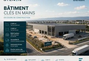 Entrepôt neuf à vendre Cavaillon - Proche A7 et centre-ville