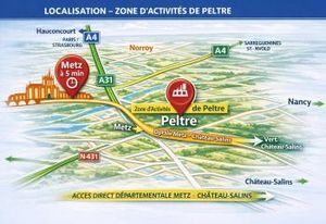 Location local d'activité Peltre - Plateforme 3 400 m²