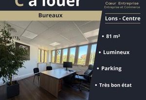 Location bureaux Lons-le-Saunier centre - Proche parking gratuit