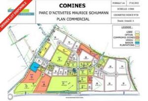 Terrain logistique Comines (59) près frontière belge