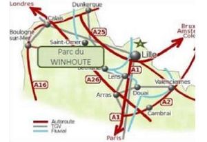 Terrain 3 ha à vendre Wattrelos - accès A22/A25 et TGV Lille
