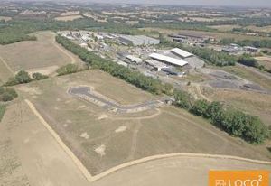 Terrain entreprise Gimont - accès RN124 Toulouse/Auch