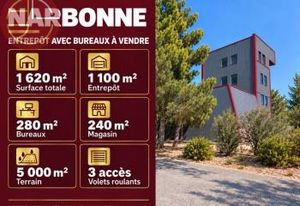 Entrepôt avec bureaux à vendre Narbonne - ZI La Coupe