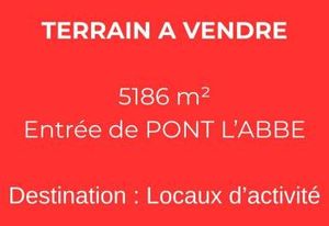 Terrain activité Kerloazec Plonéour-Lanvern - accès Pont-l'Abbé