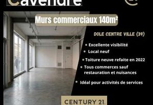 Vente murs commerciaux Dole centre-ville rue passante
