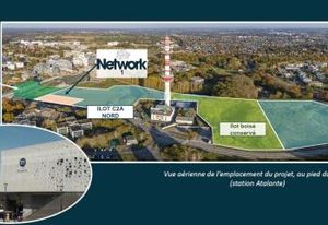 Vente bureaux Cesson-Sévigné - Métro Atalante, mobilités douces