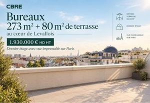 Vente bureaux Levallois-Perret - Proche métro Pont de Levallois