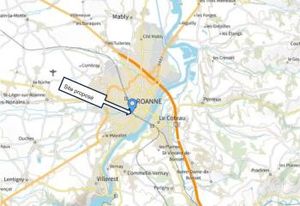 Vente ensemble commercial 3253 m² Roanne - 80 places parking