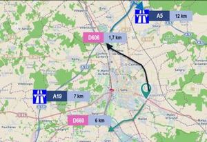 Location local d'activité Collemiers - Proximité A19 et A5