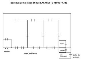 Location bureau Paris 9 - Proche transports