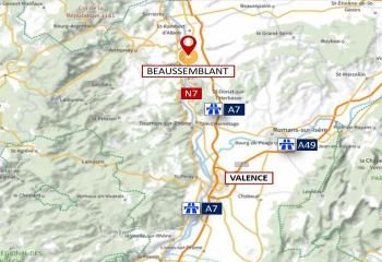 Entrepôt logistique Classe A à louer Beausemblant - Proche A7, RN7 et voies ferrées