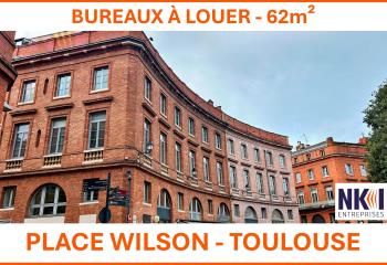 Location bureau Toulouse - Place Wilson - Métro A et B