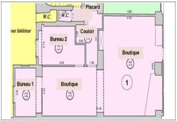 Local commercial à vendre - 80 m²