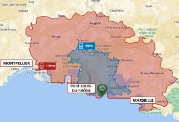Plateforme logistique à vendre Port-Saint-Louis-du-Rhône - Projet 103 958 m²