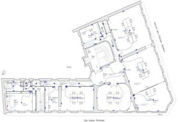 Bureaux à louer Paris 8 - Proche Métro et Tram