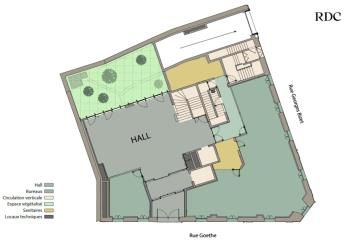 Location bureaux Paris 16 - Rue Goethe proche avenue Marceau