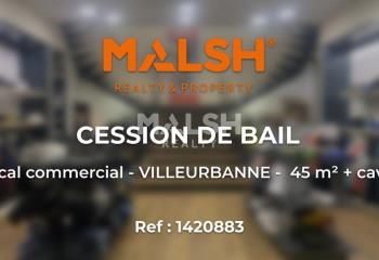 Local commercial à céder Villeurbanne - Quartier Gratte-Ciel