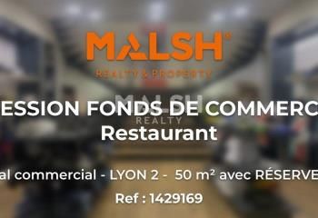 Fonds de commerce restaurant Lyon 2