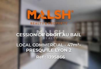 Local commercial à céder Lyon 2 - Proche Métro