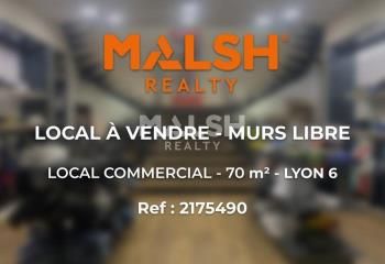 Local à vendre Lyon 6 - Quartier Tête d'Or