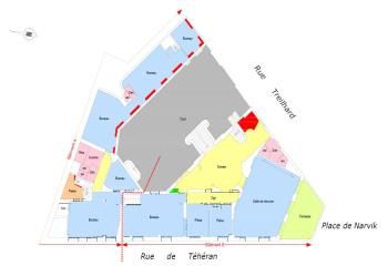 Location bureaux Paris 8 - Proche Parc Monceau et avenue de Messine