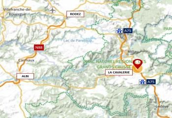 Location entrepôt logistique La Cavalerie - Proche A75