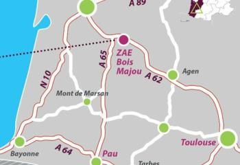 Terrain logistique à vendre - Aillas, accès A62 et A65