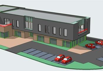 Vente bureaux Chassagny - Proche Lyon, parking extérieur