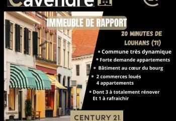 Immeuble de rapport à vendre proche Louhans - Commerces et appartements