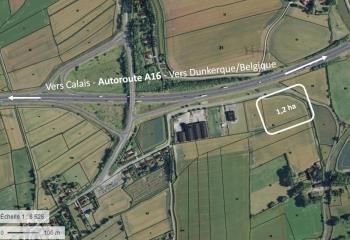 Terrain constructible Saint-Folquin, proche Calais et Dunkerque