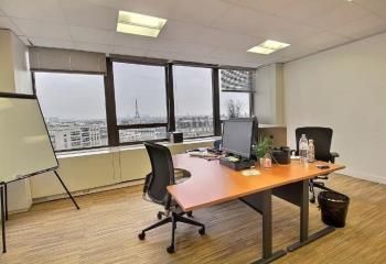 Vente bureau Paris 15 - Tour Montparnasse, vue Invalides et Tour Eiffel