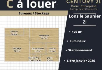 Location bureaux Lons-le-Saunier - Zone industrielle