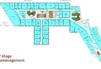 Location bureaux Courbevoie, proche de la Défense