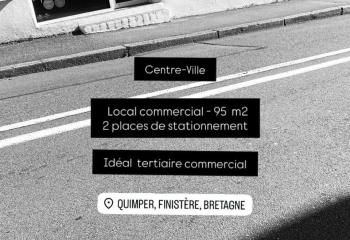 Local commercial à vendre Quimper centre-ville - 2 places de stationnement