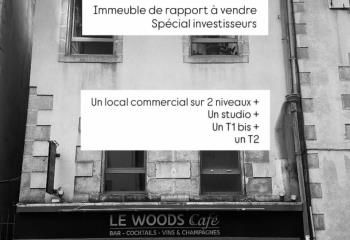 Local commercial et appartements à vendre Quimper centre-ville