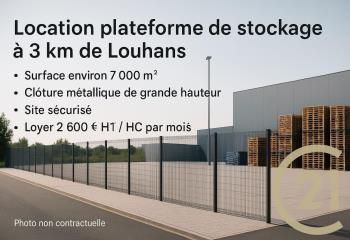 Location plateforme de stockage Louhans - 3 km du centre