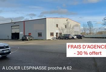 Local d'activité à louer Lespinasse - Accès direct route de Paris et A62