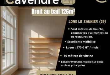 Local commercial à céder Lons-le-Saunier - axe passant