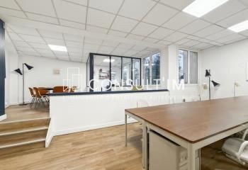 Location bureau Paris 17 - Boulevard des Batignolles, cour arborée