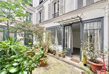 Location bureau Paris 11 - Proche République, cour végétalisée