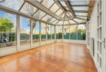 Vente bureaux Neuilly-sur-Seine Île de la Jatte avec jardin d'hiver